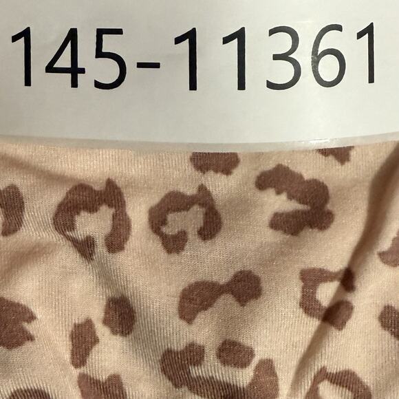 DKNY Women’s Leopard Print Bralette Top Small S Sleeveless Crop Lounge NWT - Picture 7 of 7